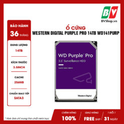 14.Ổ cứng Western Digital Purple Pro 14TB WD141PURP