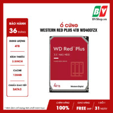 21.Ổ cứng Western Red Plus 4Tb WD40EFZX 5400rpm SATA3 128Mb