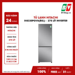 70.Tủ lạnh Hitachi R B330PGV8(BSL) 275 lít Inverter